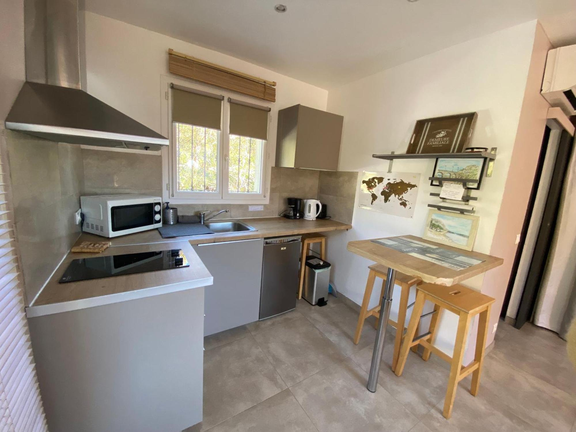 Studio Pied Village Eze - Dans Villa Recente - Parking Gratuit Eksteriør billede