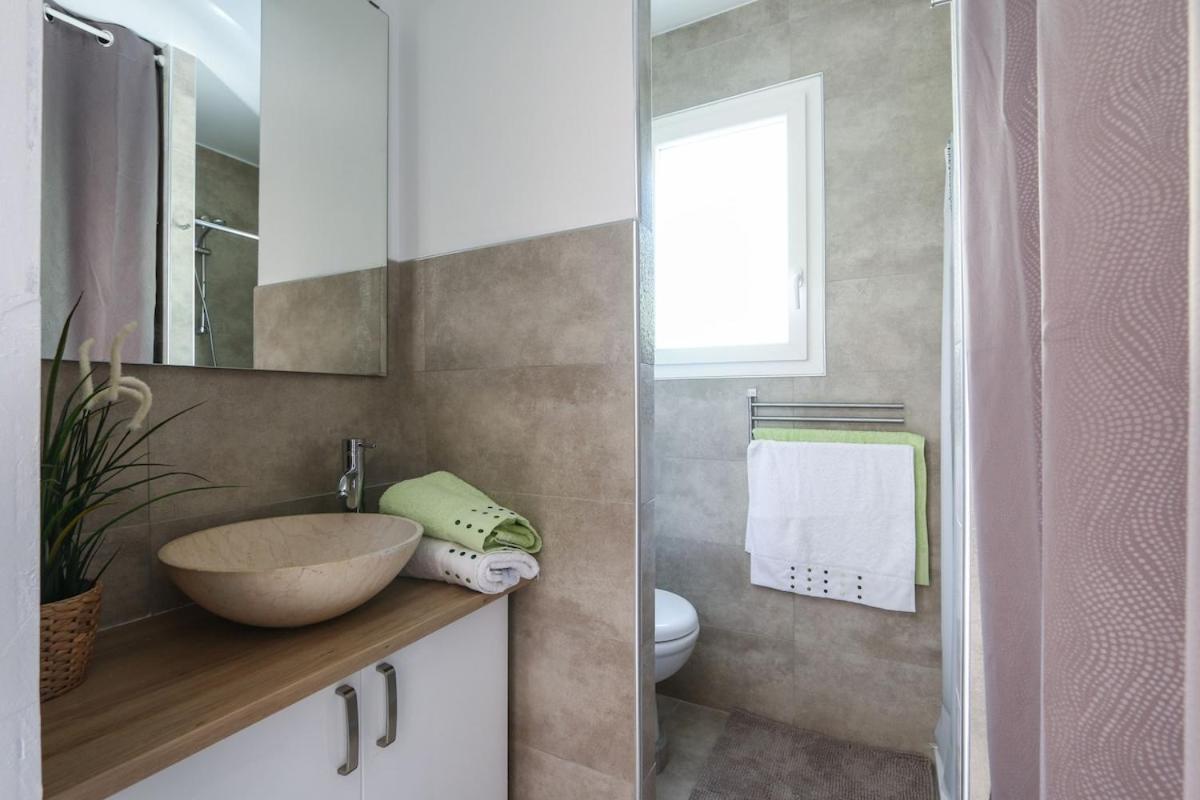 Studio Pied Village Eze - Dans Villa Recente - Parking Gratuit Eksteriør billede